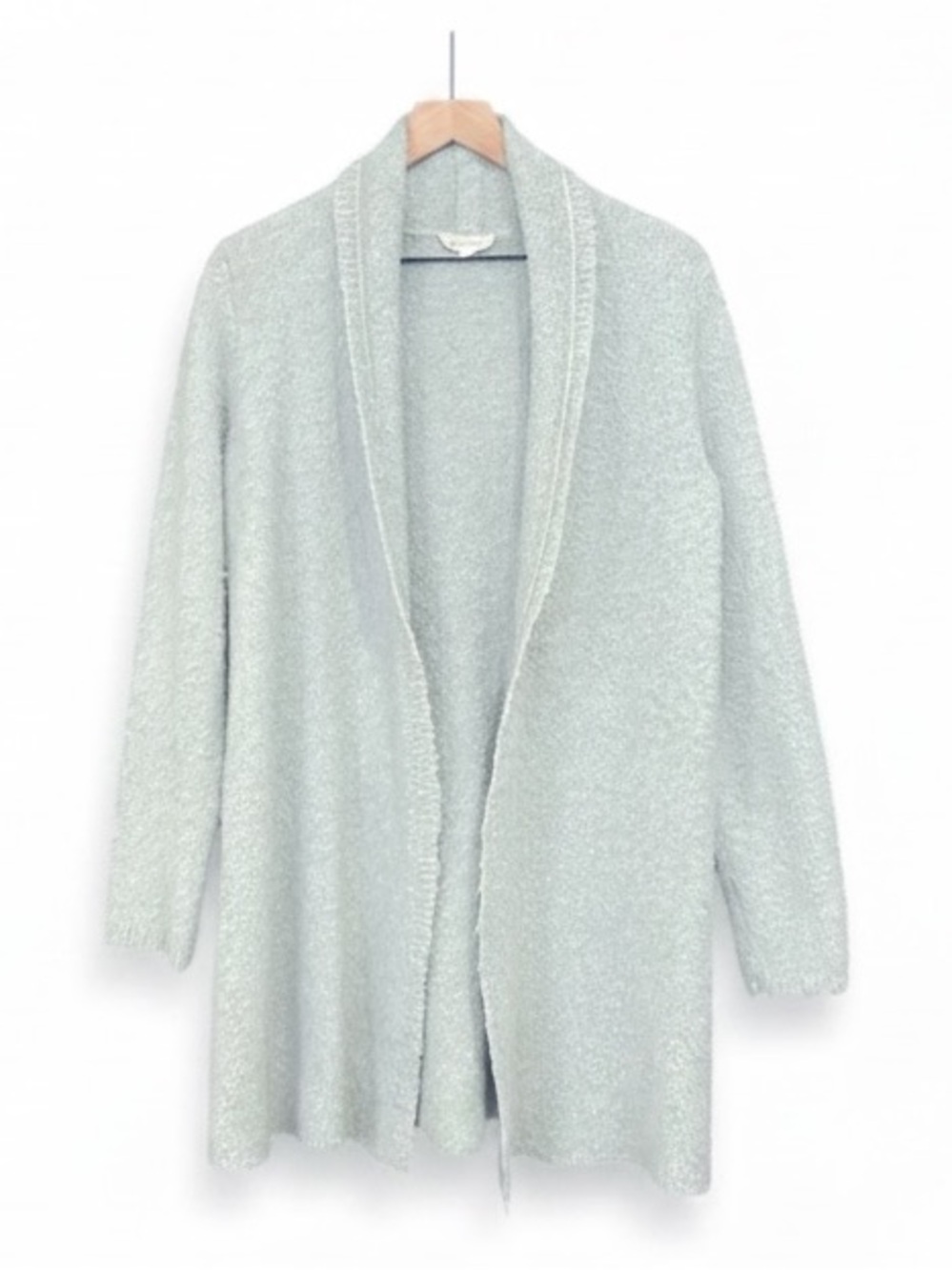 Nurture Open Front Long Sleeve Cardigan Sweater in Gray Women’s Size Large
